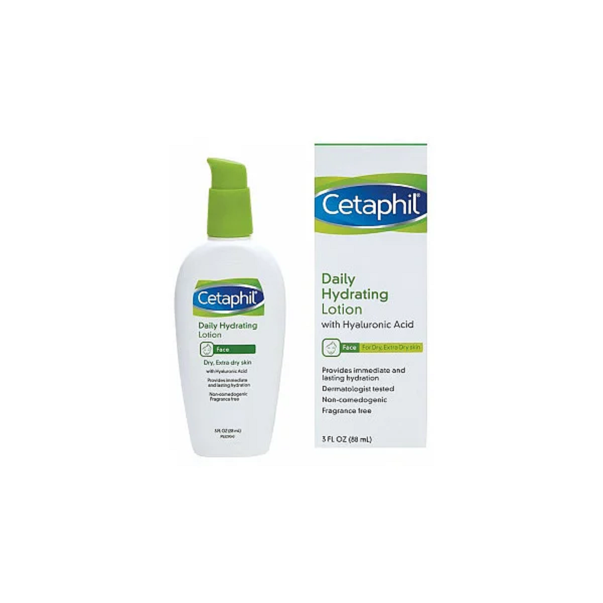 Сетафил Дневной увлажняющий лосьон с гиалуроновой кислотой, 88 мл (Cetaphil, Базовый уход) фото 0