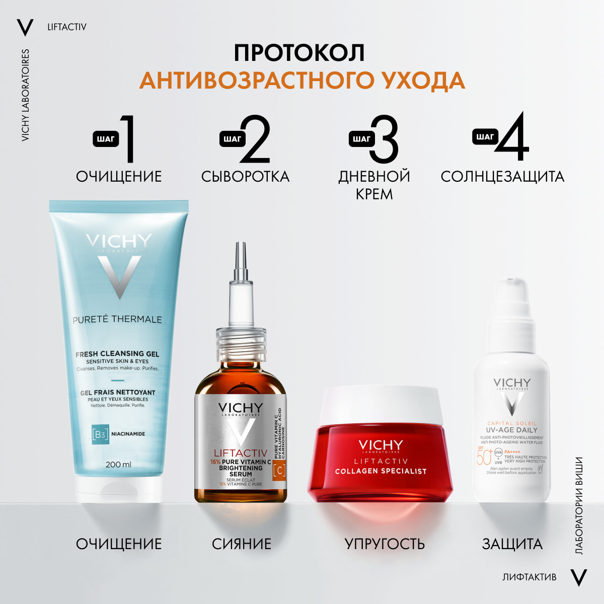 Виши Концентрированная сыворотка Supreme с витамином С для сияния кожи, 20 мл (Vichy, Liftactiv) Виши Концентрированная сыворотка Supreme с витамином С для сияния кожи, 20 мл (Vichy, Liftactiv) фото 10