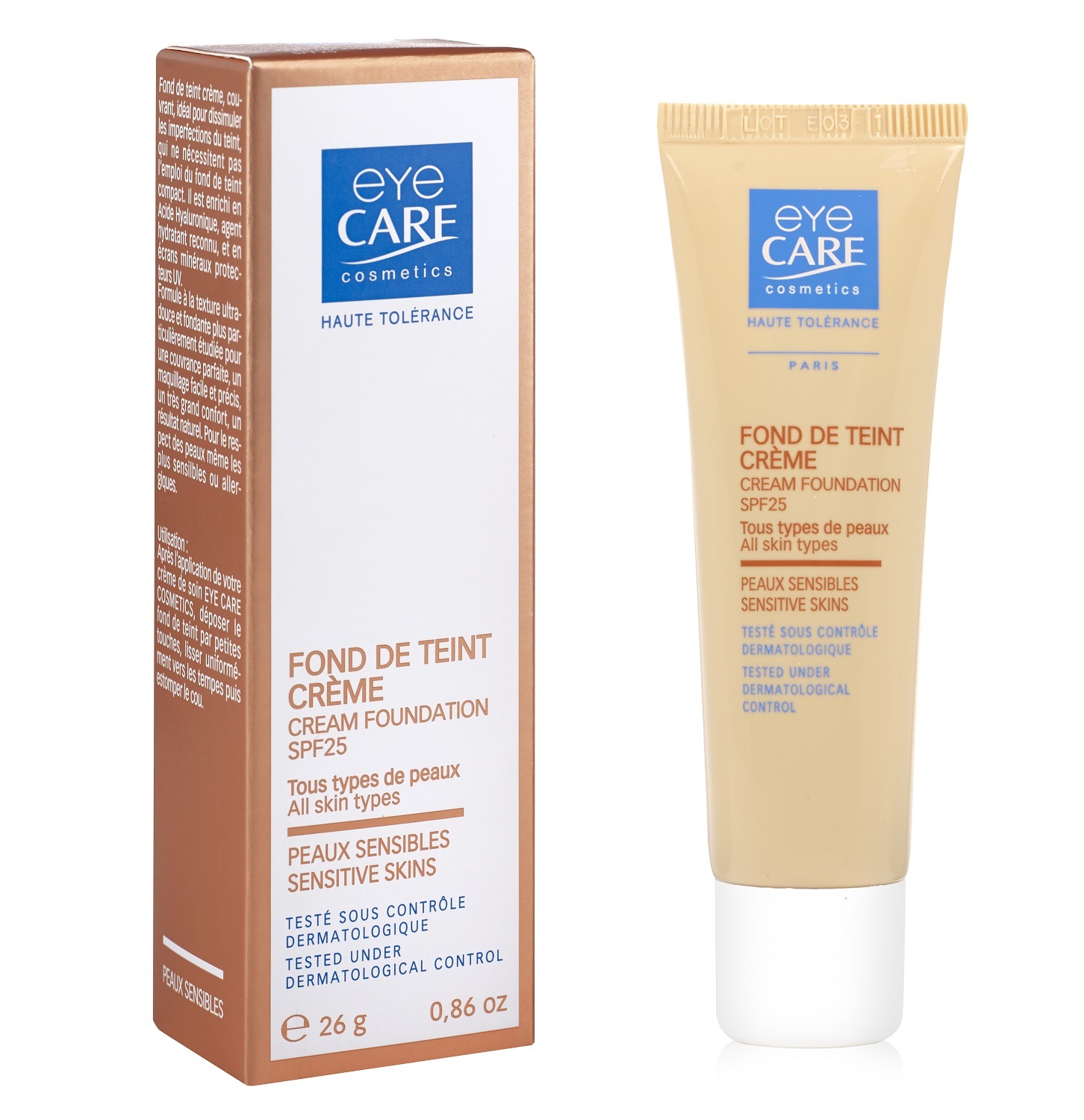 Eye Care Тональная основа SPF 25, 26 г (Eye Care, Корректирующие средства для лица)