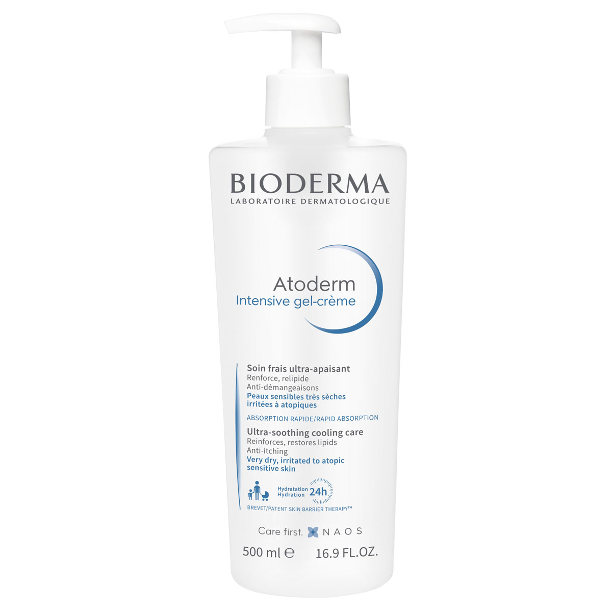 Bioderma Гель-крем Интенсив, 500 мл (Bioderma, Atoderm) уход за лицом bioderma успокаивающий гель крем для сухой раздраженной и атопичной кожи лица и тела atoderm