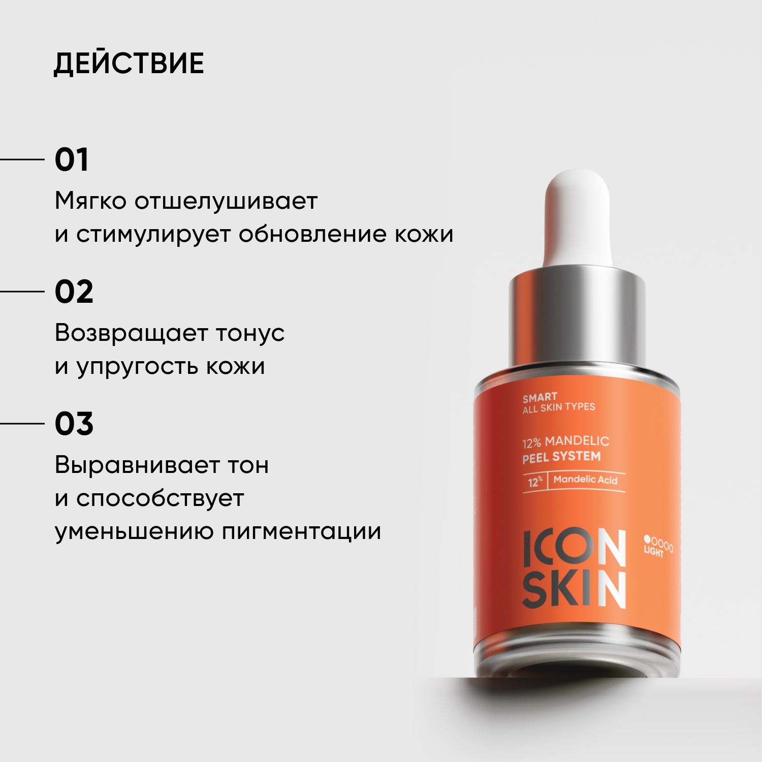 Айкон Скин Миндальный пилинг 12%, 30 мл (Icon Skin, Smart) фото 3