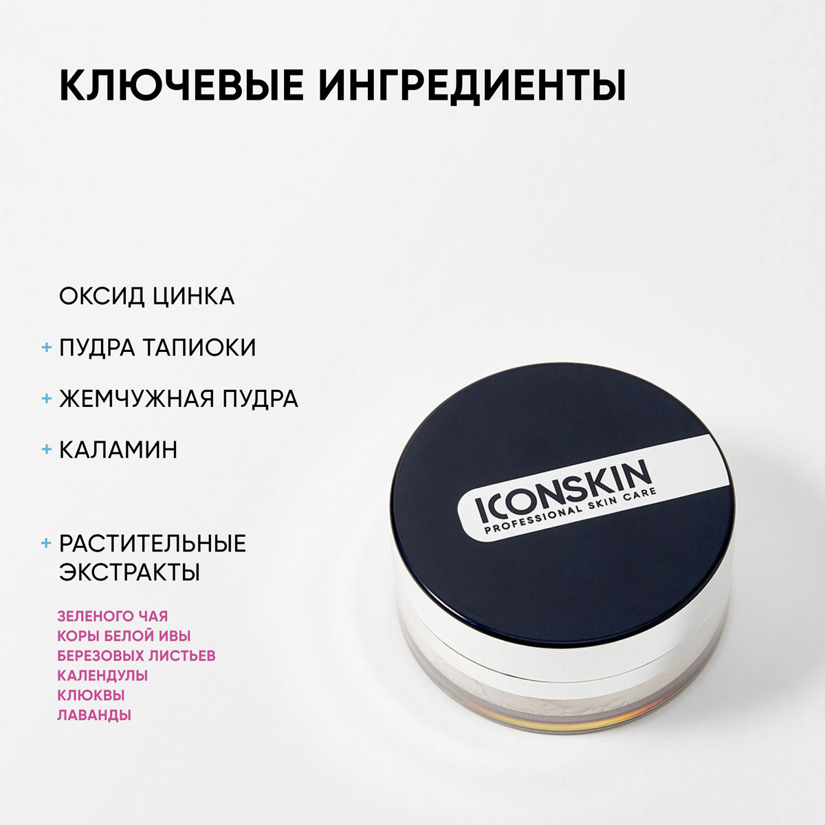 Айкон Скин Минерально-растительная себостатическая пудра Sebum Lock, 10 г (Icon Skin, Re:Program) фото 3