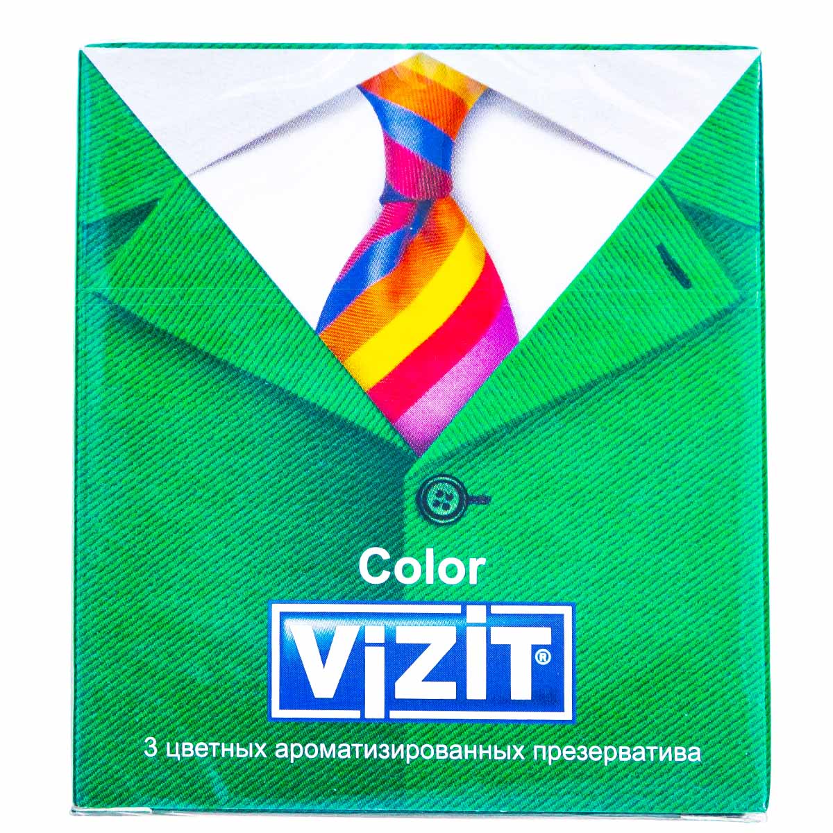 Vizit Презервативы цветные ароматизированные 3 шт. фото