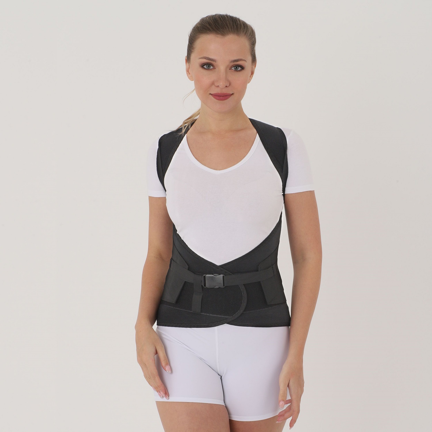  Корсет ортопедический грудопоясничный № 4 рост 2, черный (Крейт, Корсет) фото 3