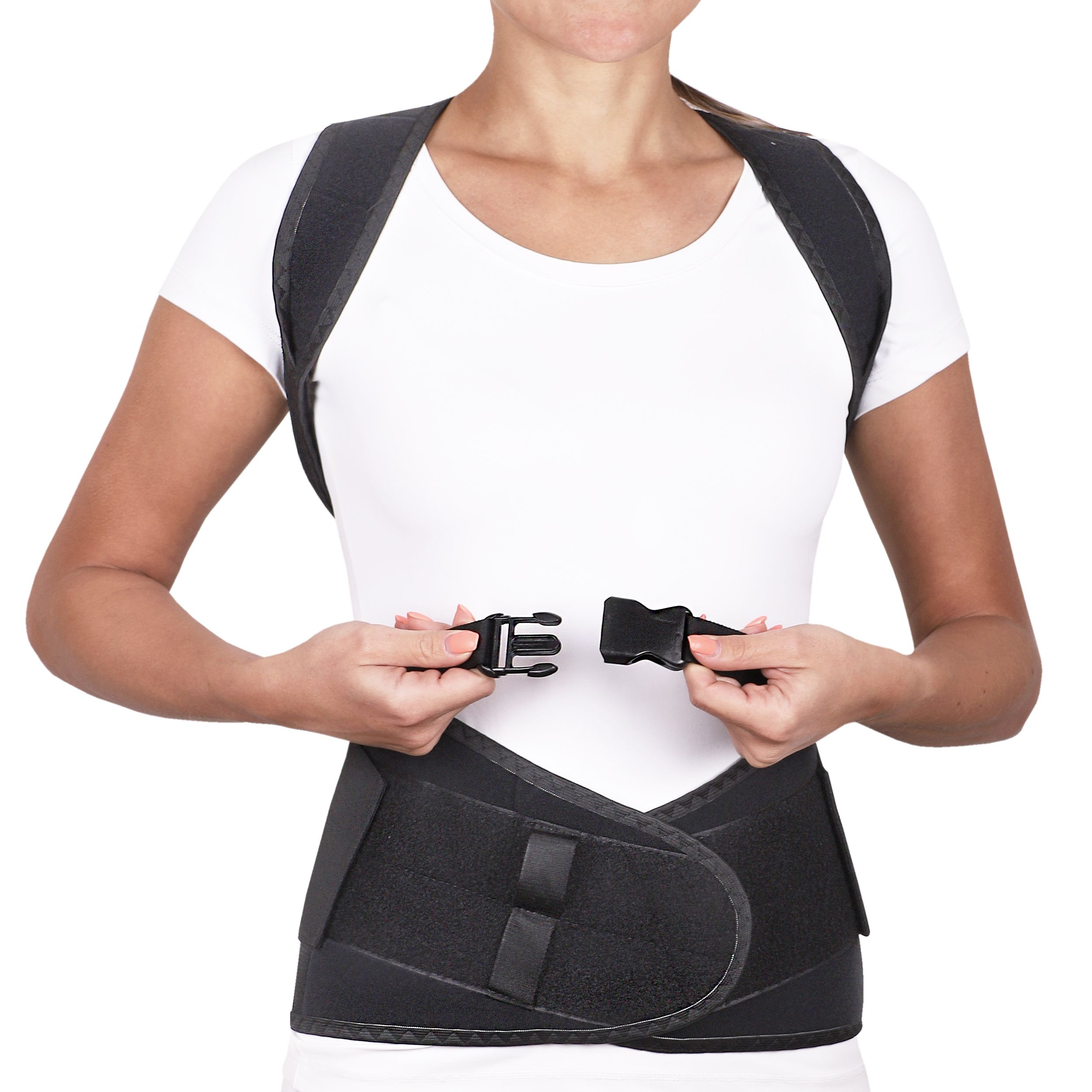  Корсет ортопедический грудопоясничный облегченный № 3 рост 2, черный (Крейт, Корсет) фото 5