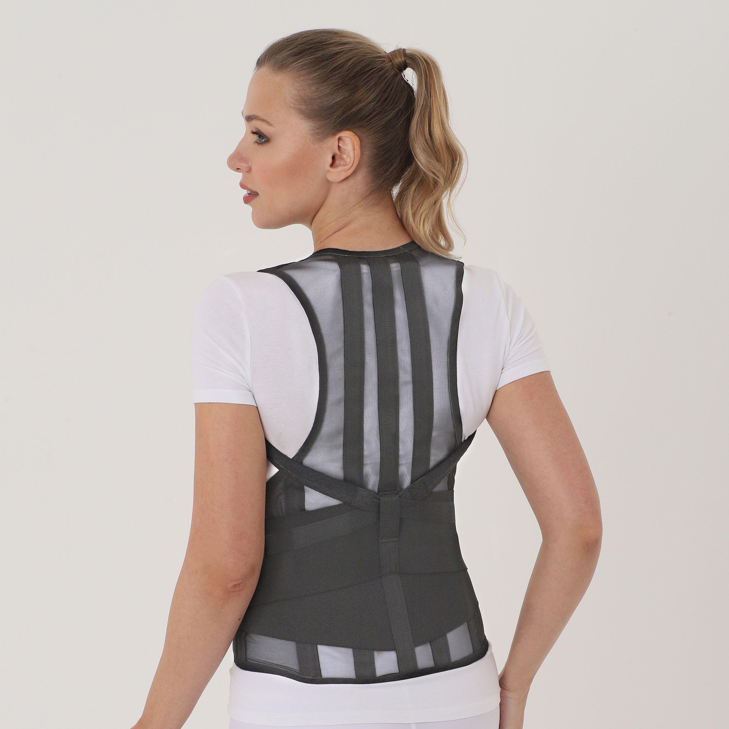  Корсет ортопедический грудопоясничный облегченный № 5 рост 2, черный (Крейт, Корсет) фото 4