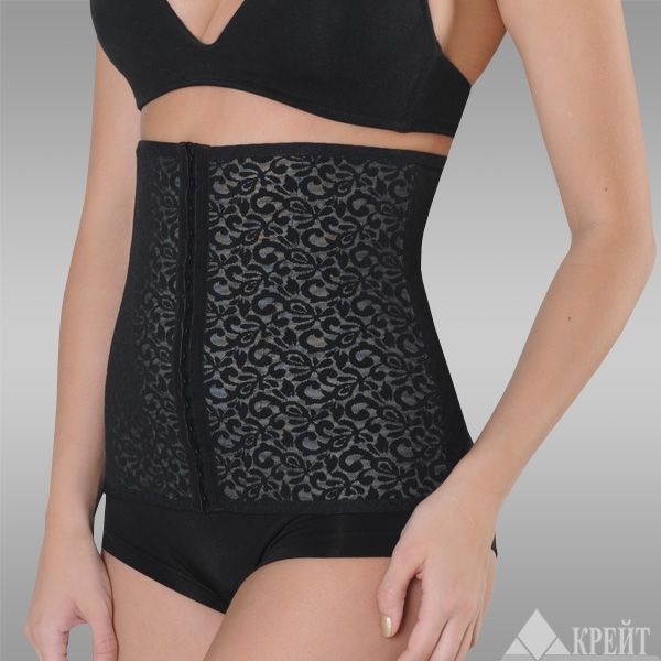  Корсет компрессионный № 7, черно-бежевый (Крейт, Корсет) фото 2