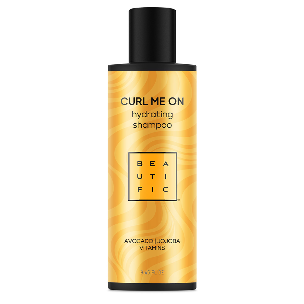 Бьютифик Увлажняющий шампунь для кудрявых и волнистых волос Curl Me On, 250 мл (Beautific, Hair) фото 0