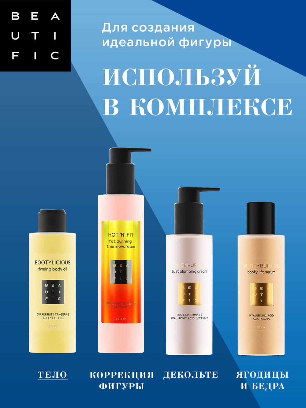 Бьютифик Масло для тела Bootylicious с эссенцией грейпфрута и зеленым кофе, 150 мл (Beautific, Body) Бьютифик Масло для тела Bootylicious с эссенцией грейпфрута и зеленым кофе, 150 мл (Beautific, Body) фото 6