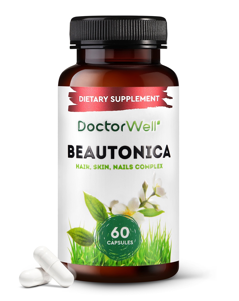 Доктор Вел Комплекс витаминов и минералов для кожи, волос и ногтей  Beautonica, 60 капсул (DoctorWell, ) фото 0
