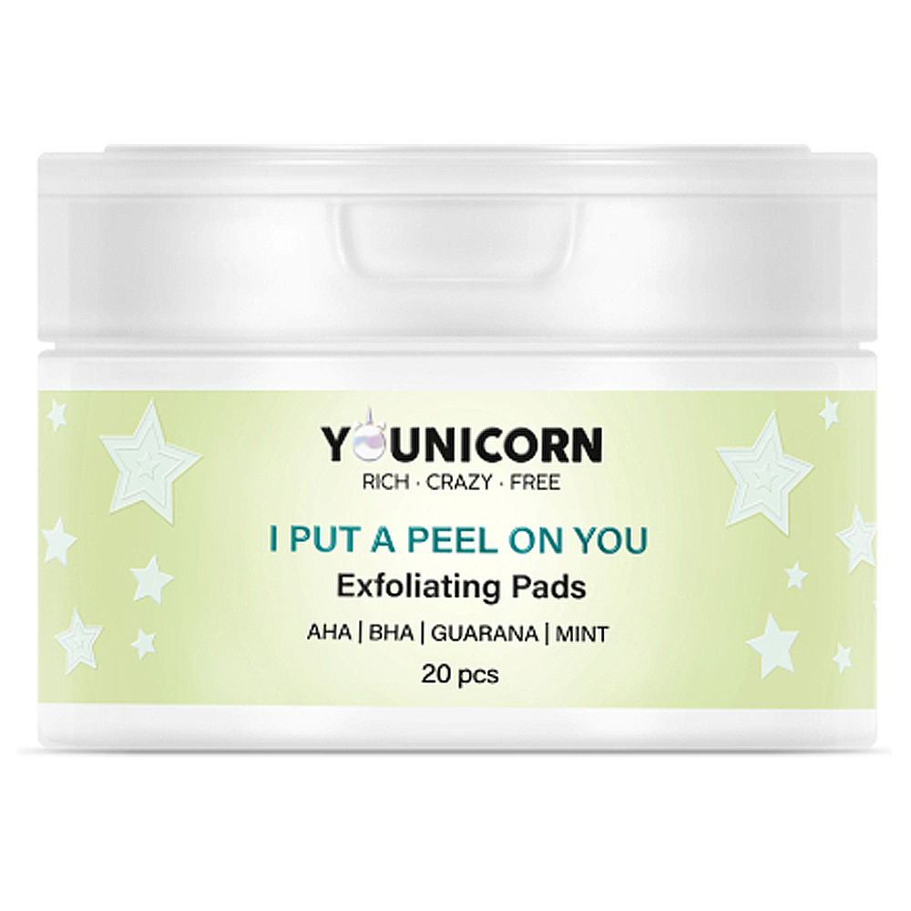 Юникорн Отшелушивающие подушечки для лица I Put A Peel On You, 20 шт (Younicorn, ) Юникорн Отшелушивающие подушечки для лица I Put A Peel On You, 20 шт (Younicorn, ) фото 4