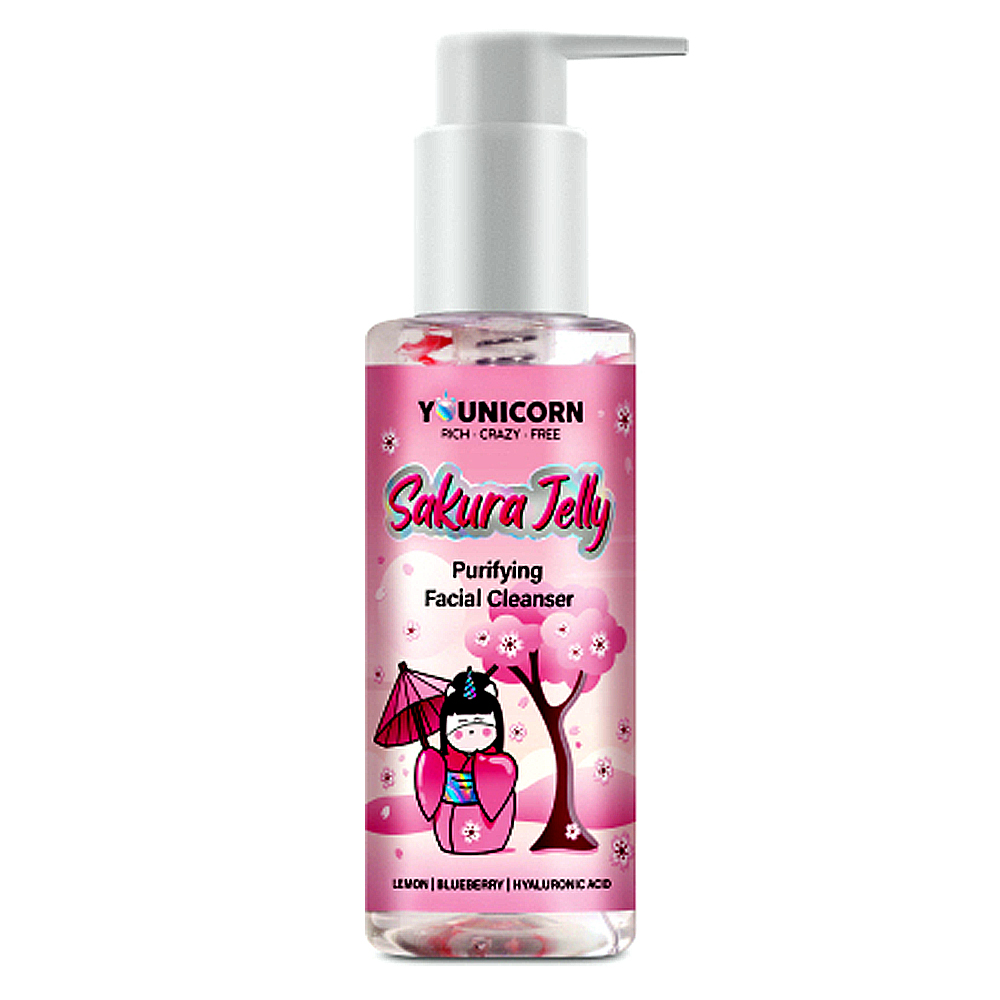 Юникорн Очищающий гель для умывания Sakura Jelly, 150 мл (Younicorn, ) фото 0