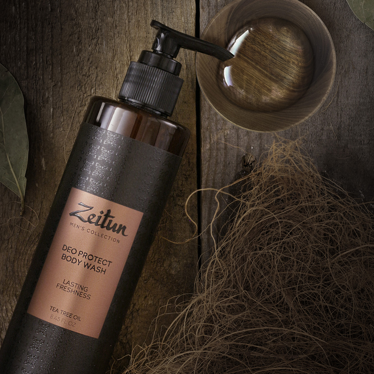 Зейтун Защитный гель для душа для мужчин с маслом чайного дерева, 250 мл (Zeitun, Men's Collection) фото 5