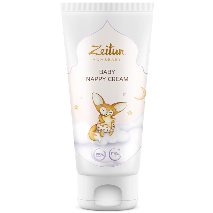 Zeitun Детский крем под подгузник, 100 мл (Zeitun, Mom&Baby) запатентованная натуральная мягкая успокаивающая мазь для облегчения кожи от раздражения покраснения и воспаления зуда
