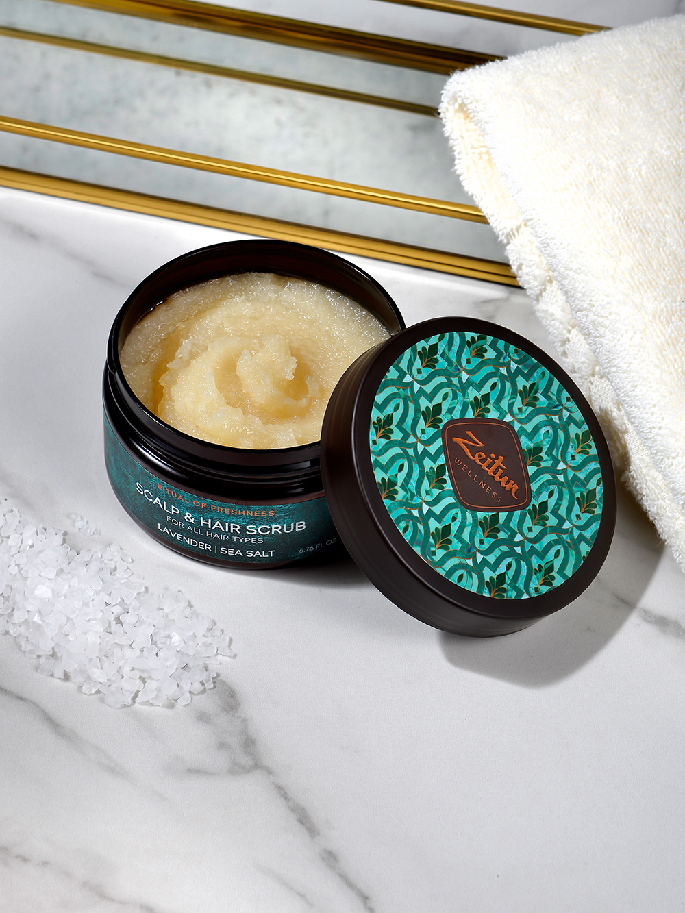 Зейтун Маска-скраб для кожи головы 