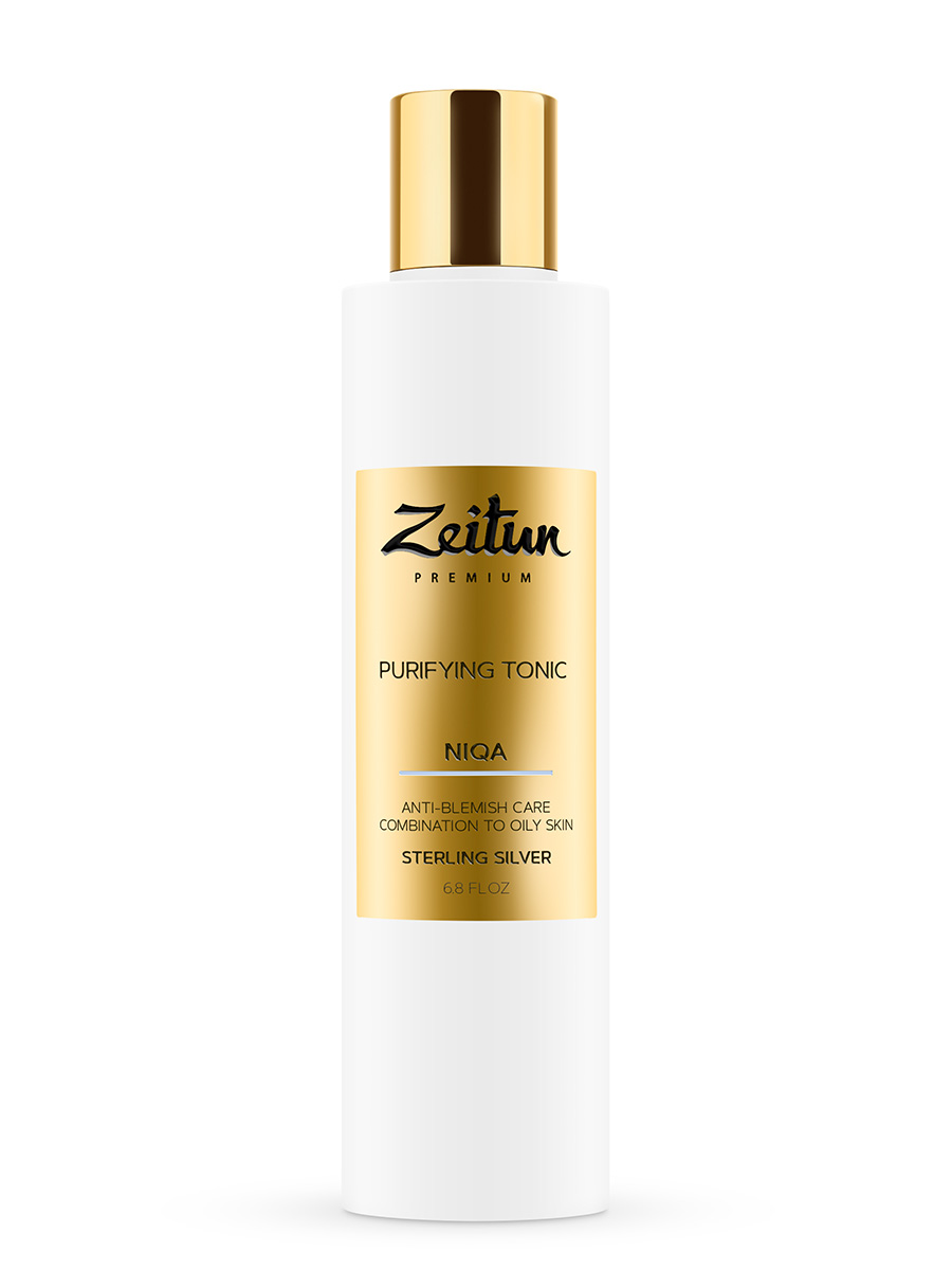 Зейтун Очищающий тоник для комбинированной и жирной кожи лица Niqa против несовершенств, 200 мл (Zeitun, Premium) фото 0