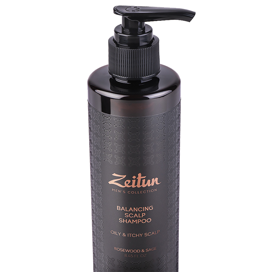 Зейтун Балансирующий шампунь от перхоти с  шалфеем и розовым деревом для мужчин, 250 мл (Zeitun, Men's Collection) фото 4