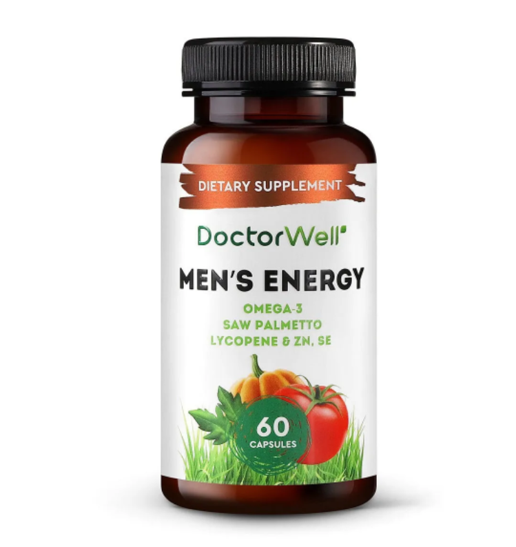 Доктор Вел Комплекс  витаминов и минералов для мужчин Men’s Energy, 60 капсул (DoctorWell, ) фото 0