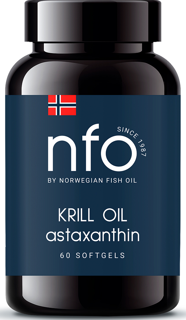 Норвегиан Фиш Ойл Комплекс Омега-3 и астаксантина, 60 капсул (Norwegian Fish Oil, Омега 3) фото 0