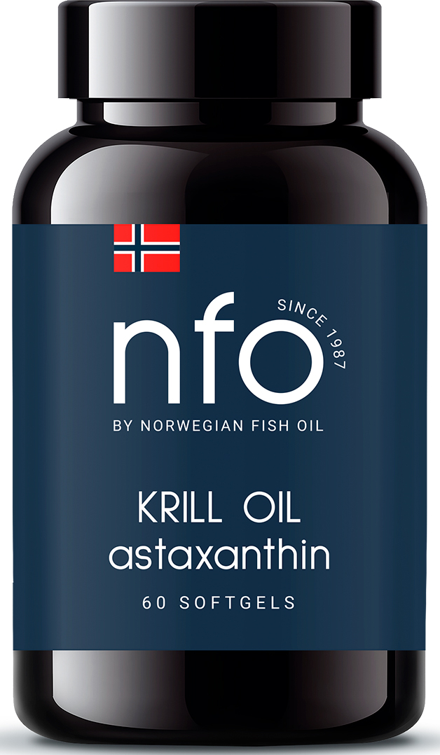 цена Norwegian Fish Oil Комплекс Омега-3 и астаксантина, 60 капсул (Norwegian Fish Oil, Омега 3)