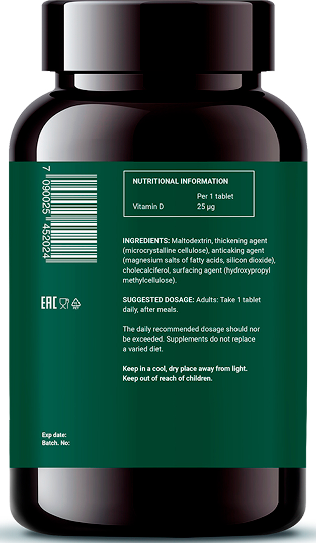 Норвегиан Фиш Ойл Витамин Д3 1000 МЕ, 60 таблеток (Norwegian Fish Oil, Витамины) фото 6