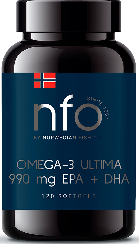 Норвегиан Фиш Ойл Oмега 3 ультима, 120 капсул (Norwegian Fish Oil, Омега 3) фото 0