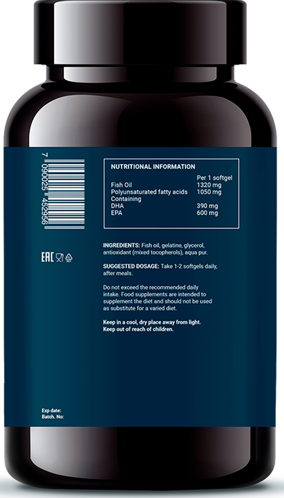 Норвегиан Фиш Ойл Oмега 3 ультима, 120 капсул (Norwegian Fish Oil, Омега 3) фото 6