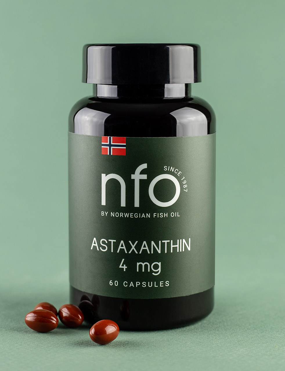 Норвегиан Фиш Ойл Астаксантин, 60 капсул (Norwegian Fish Oil, Витамины) фото 7