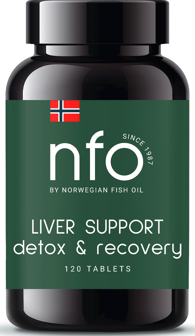 Norwegian Fish Oil Комплекс для поддержки печени, 120 таблеток (Norwegian Fish Oil, Растительные комплексы) цена и фото