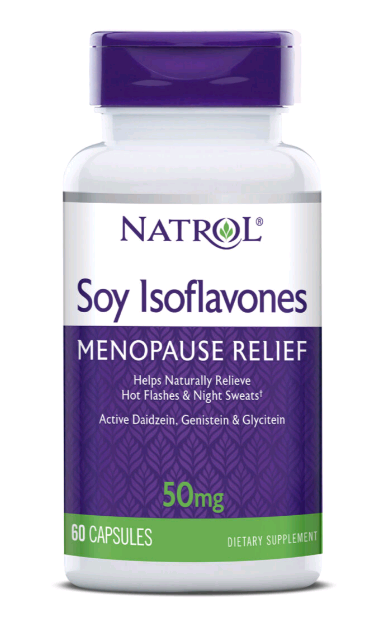 Натрол Изофлавоны сои, 60 капсул (Natrol, Растительные продукты) фото 0