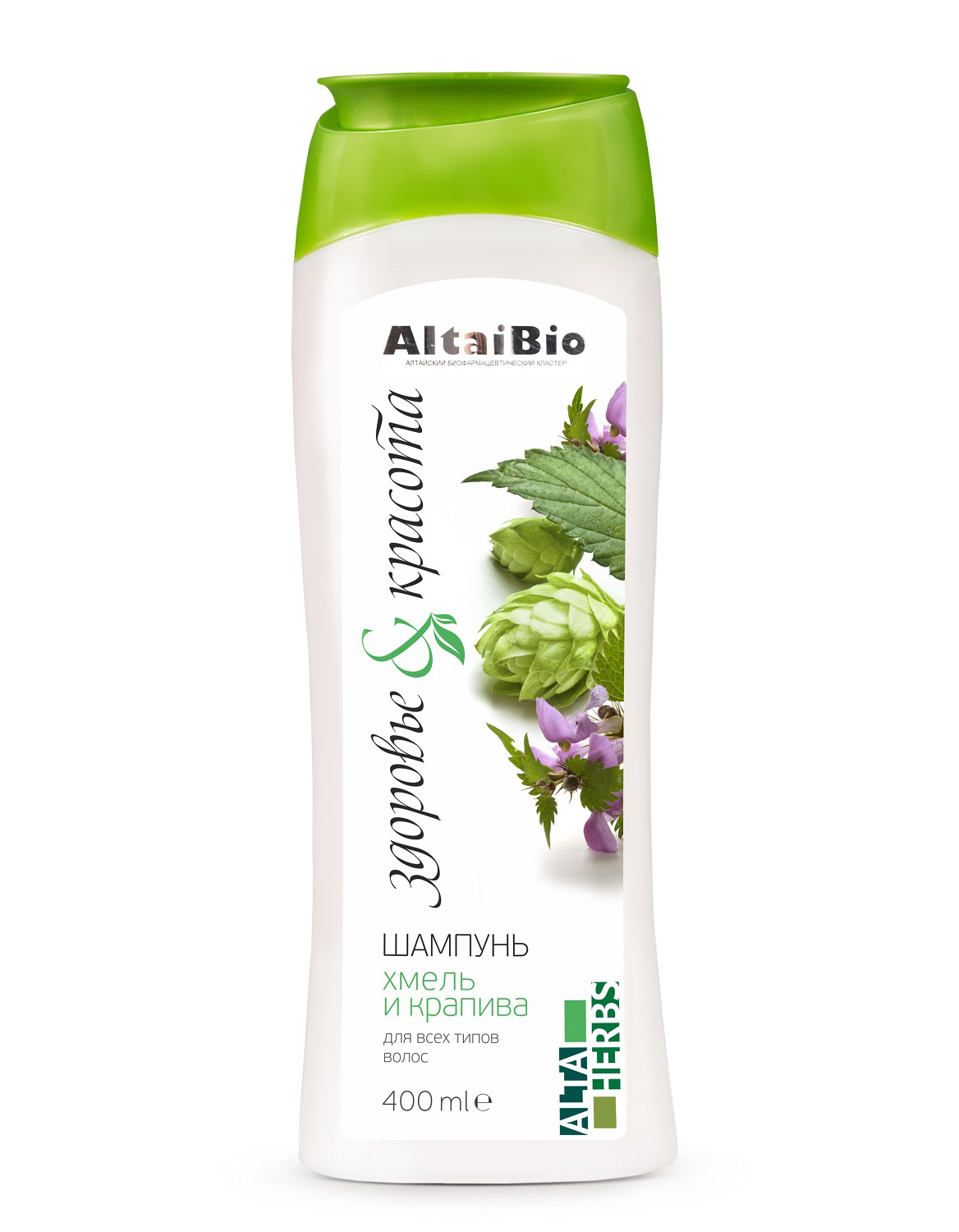 altaibio подарочный набор для тела сила алтайской природы altaibio altaherbs AltaiBio Шампунь для всех типов волос Хмель и крапива, 400 мл (AltaiBio, AltaHerbs)