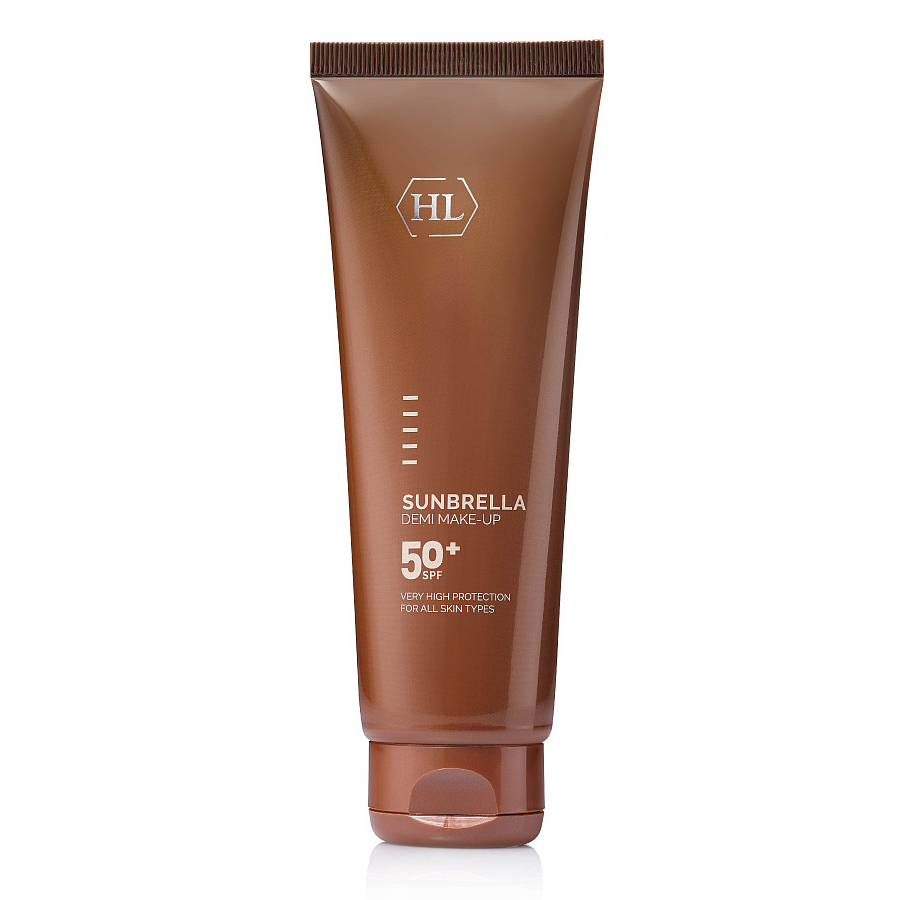 Holyland Laboratories Солнцезащитный крем Demi Make-Up SPF 50+, 125 мл (Holyland Laboratories, Sunbrella) holyland laboratories корректирующий крем светлый для всех типов кожи cc cream spf 50 light 50 мл holyland laboratories