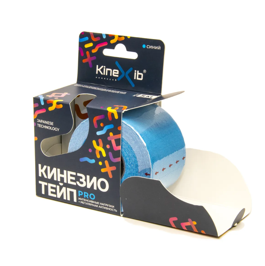 Кинексиб Кинезио тейп Pro 5 м х 5 см, синий (Kinexib, Тейпы) фото 0