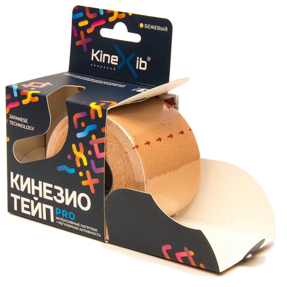 Кинексиб Кинезио тейп Pro 5 м х 5 см, бежевый (Kinexib, Тейпы) Кинексиб Кинезио тейп Pro 5 м х 5 см, бежевый (Kinexib, Тейпы) фото 6