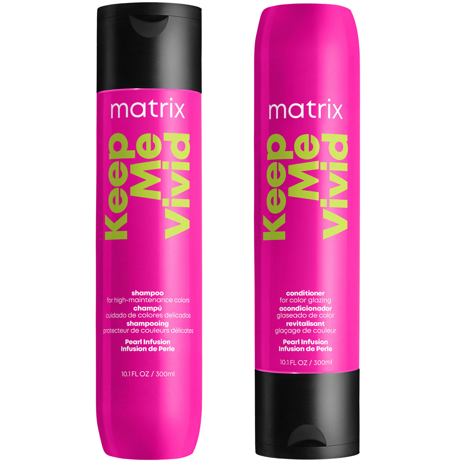 цена Matrix Набор для сохранения яркого цвета волос Total results Keep me vivid: шампунь 300 мл + кондиционер 300 мл (Matrix, Total results)