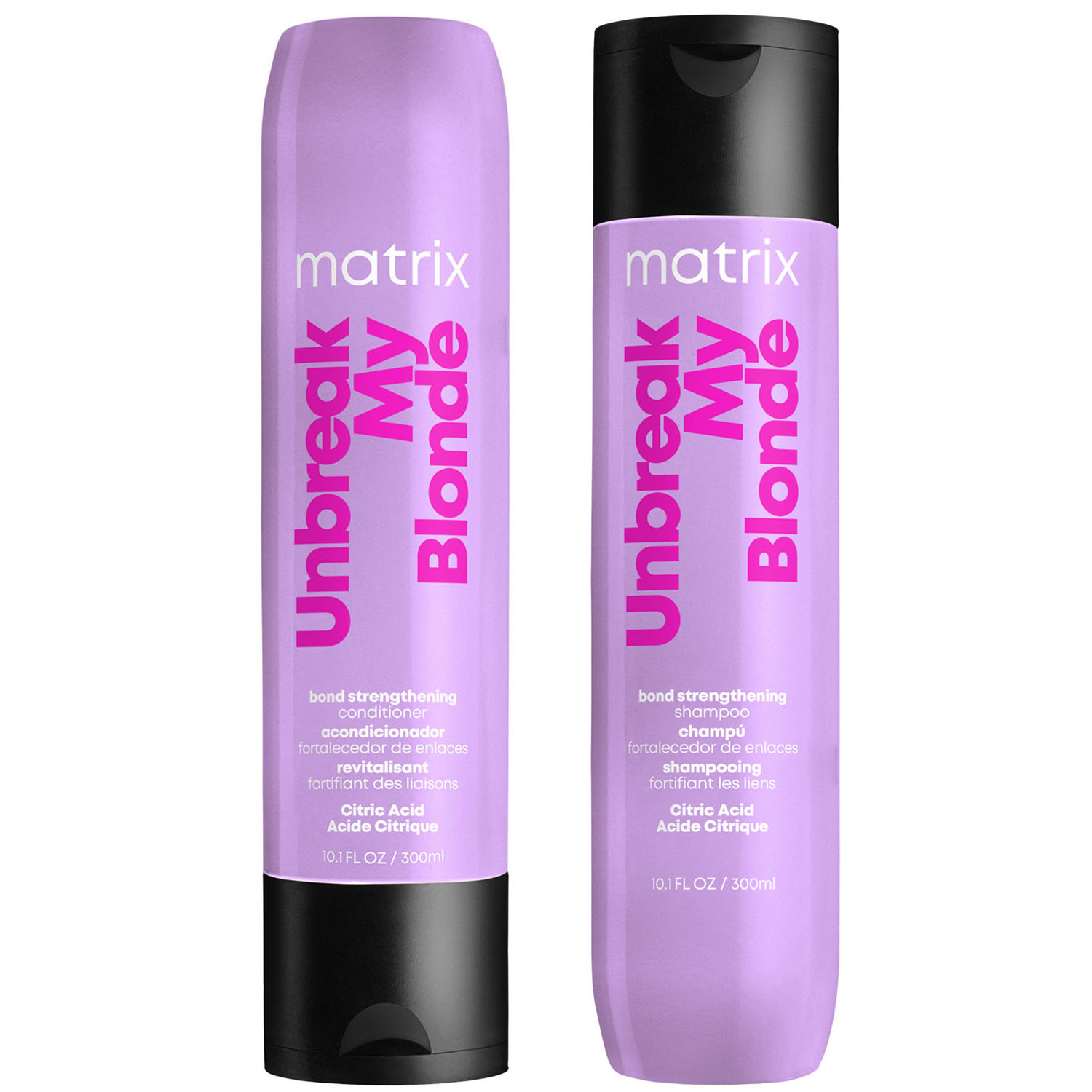 Матрикс Набор для укрепления осветленных волос Total results Unbreak My Blonde: шампунь 300 мл + кондиционер 300 мл (Matrix, Unbreak My Blonde) фото 0