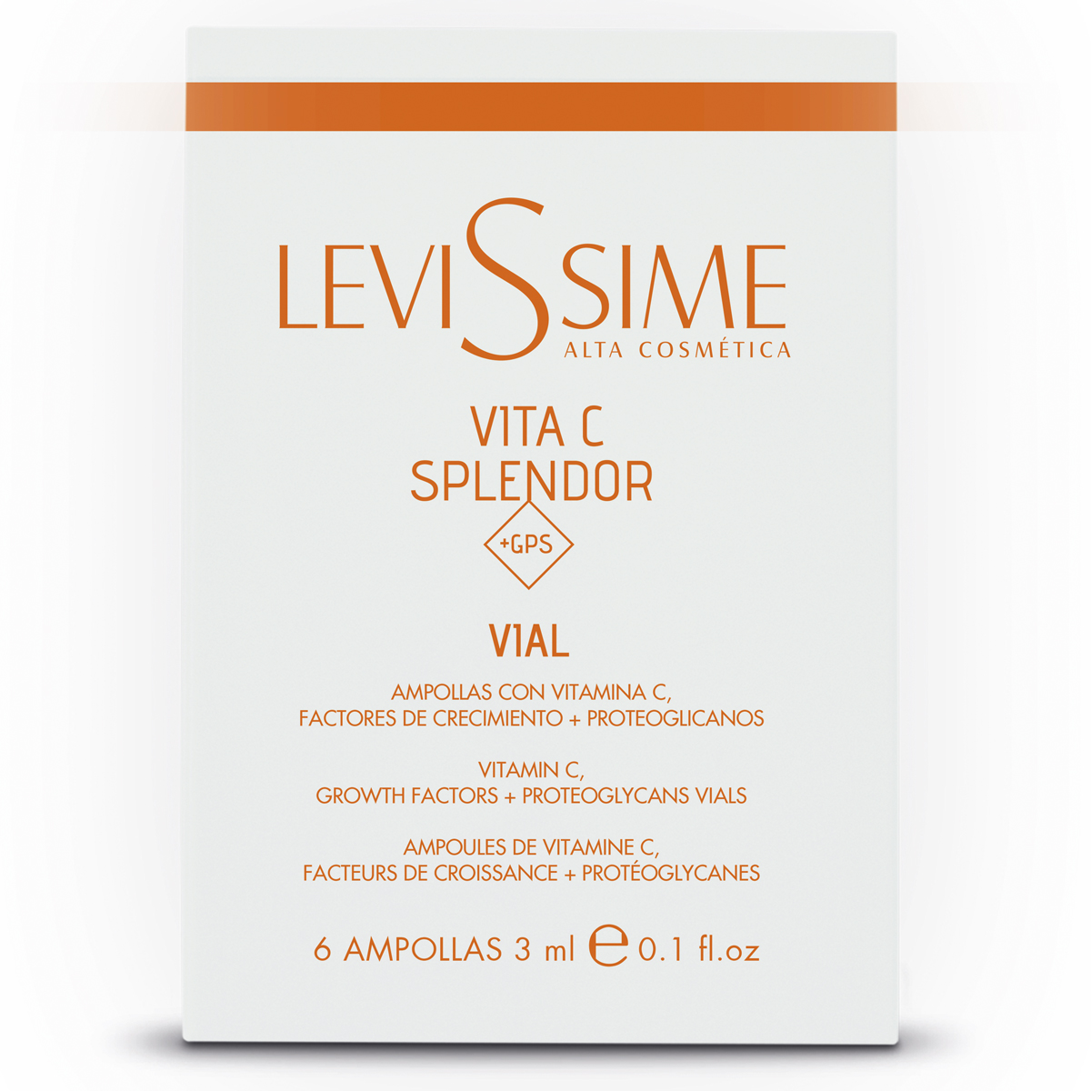 Купить LeviSsime Концентрат с витамином С и протеогликанами, 6 х 3 мл (LeviSsime, Vita C Splendor), Испания
