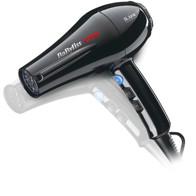Бэбилисс Фен Pro SL Ionic, 1900 Вт, ионизация, 1 насадка, черный (Babyliss, Фены) фото 0