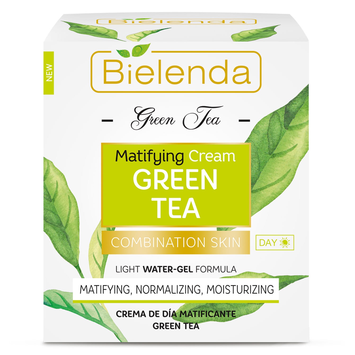 Матирующий дневной крем для лица, 50 мл (Bielenda, Green Tea) фото 6
