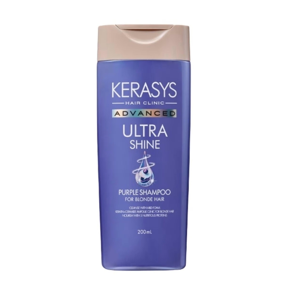 Kerasys Ампульный шампунь Идеальный блонд с церамидными ампулами Advanced, 200 мл (Kerasys, Hair Clinic)