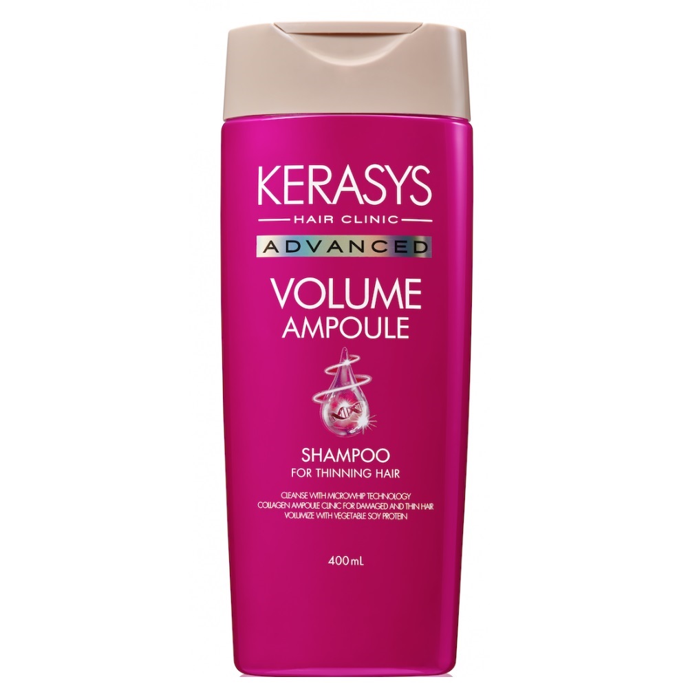 Kerasys Ампульный шампунь Объем с коллагеном Advanced, 400 мл (Kerasys, Hair Clinic) цена и фото