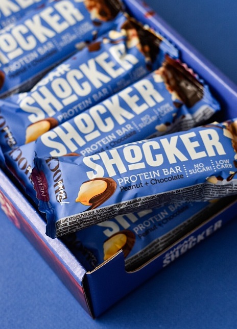 ФитнесШок Батончик глазированный Shoсker 
