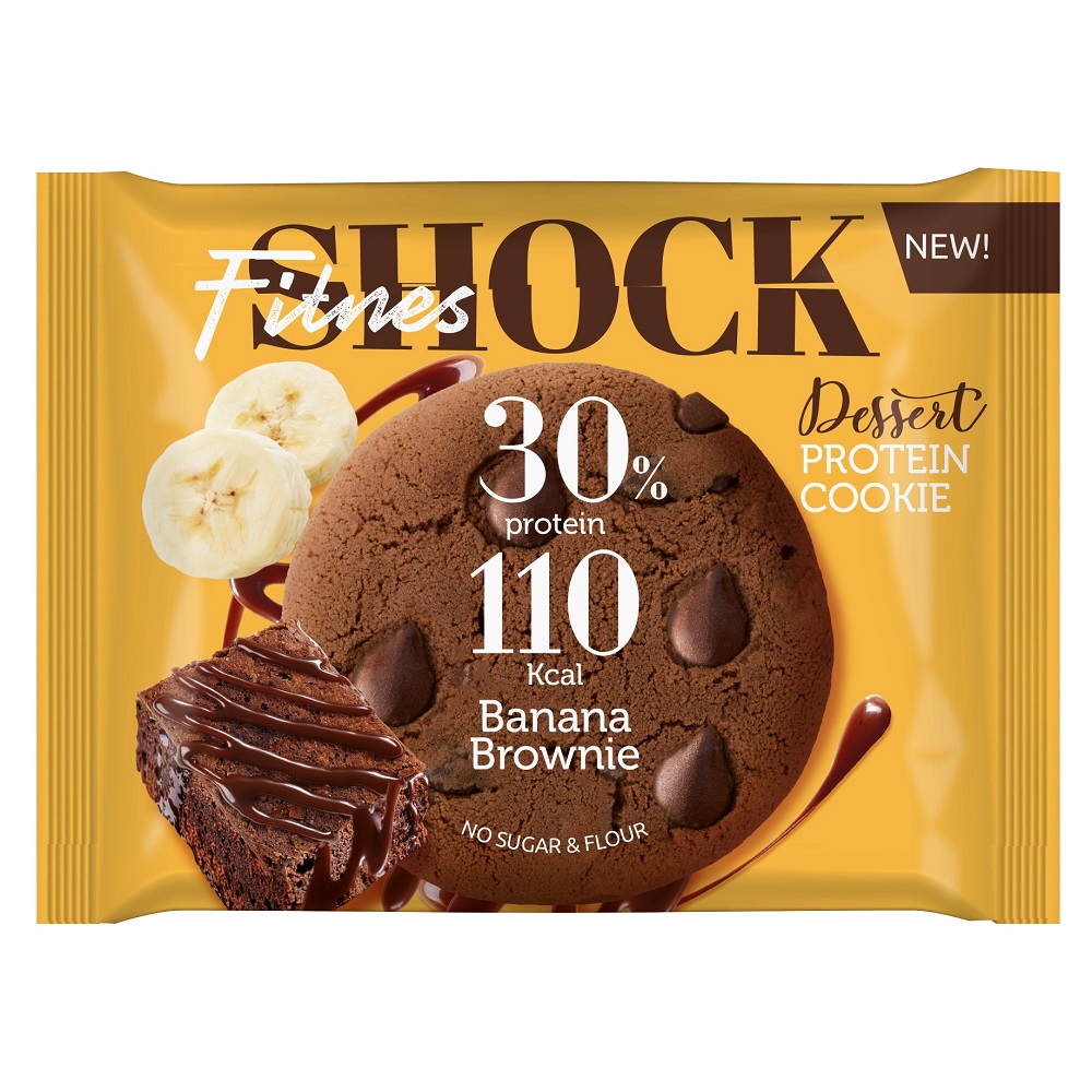 ФитнесШок Протеиновое печенье Dessert  ФитнесШок Протеиновое печенье Dessert