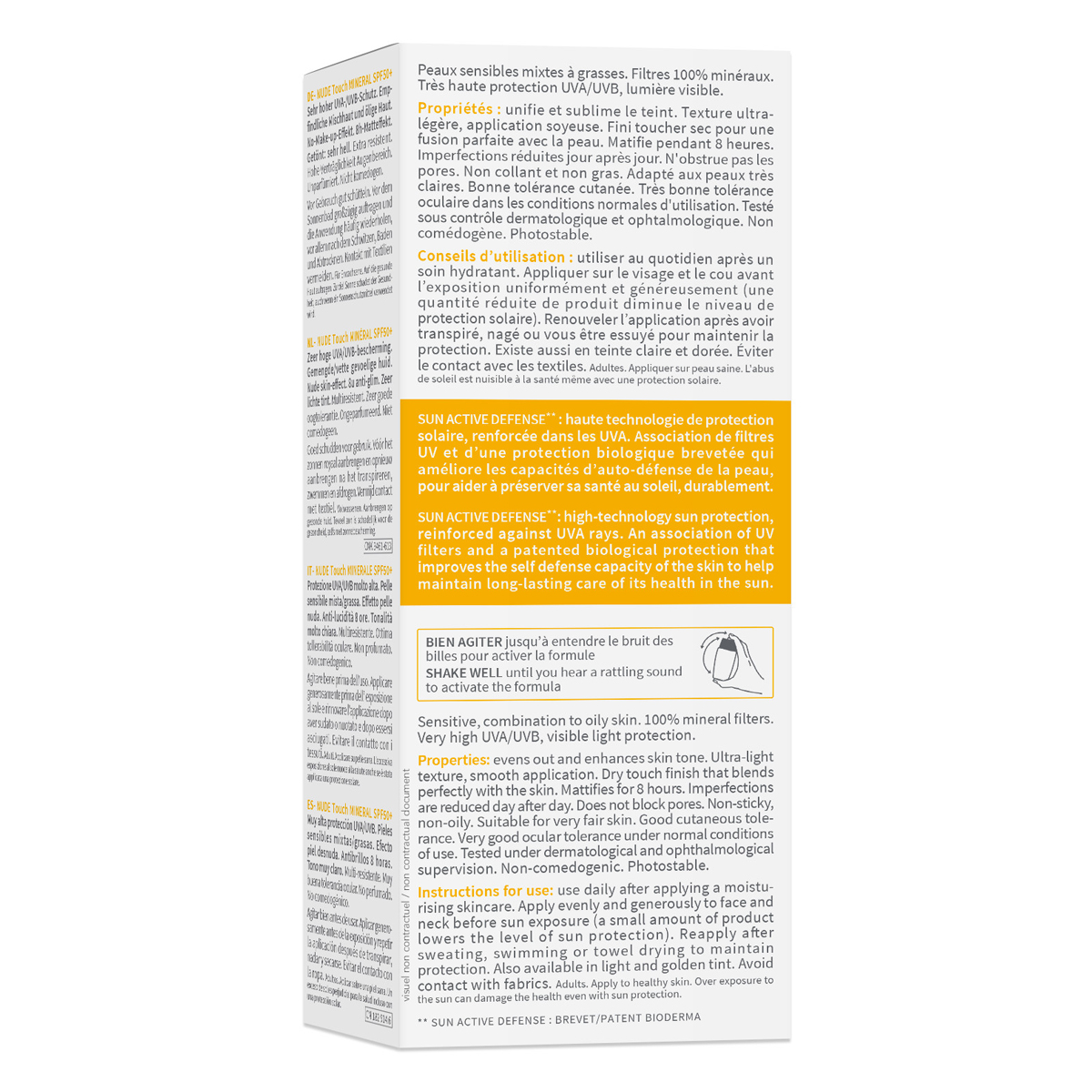 Биодерма Cолнцезащитный флюид с тоном SPF 50+ (очень светлый оттенок), 40 мл (Bioderma, Photoderm) фото 2