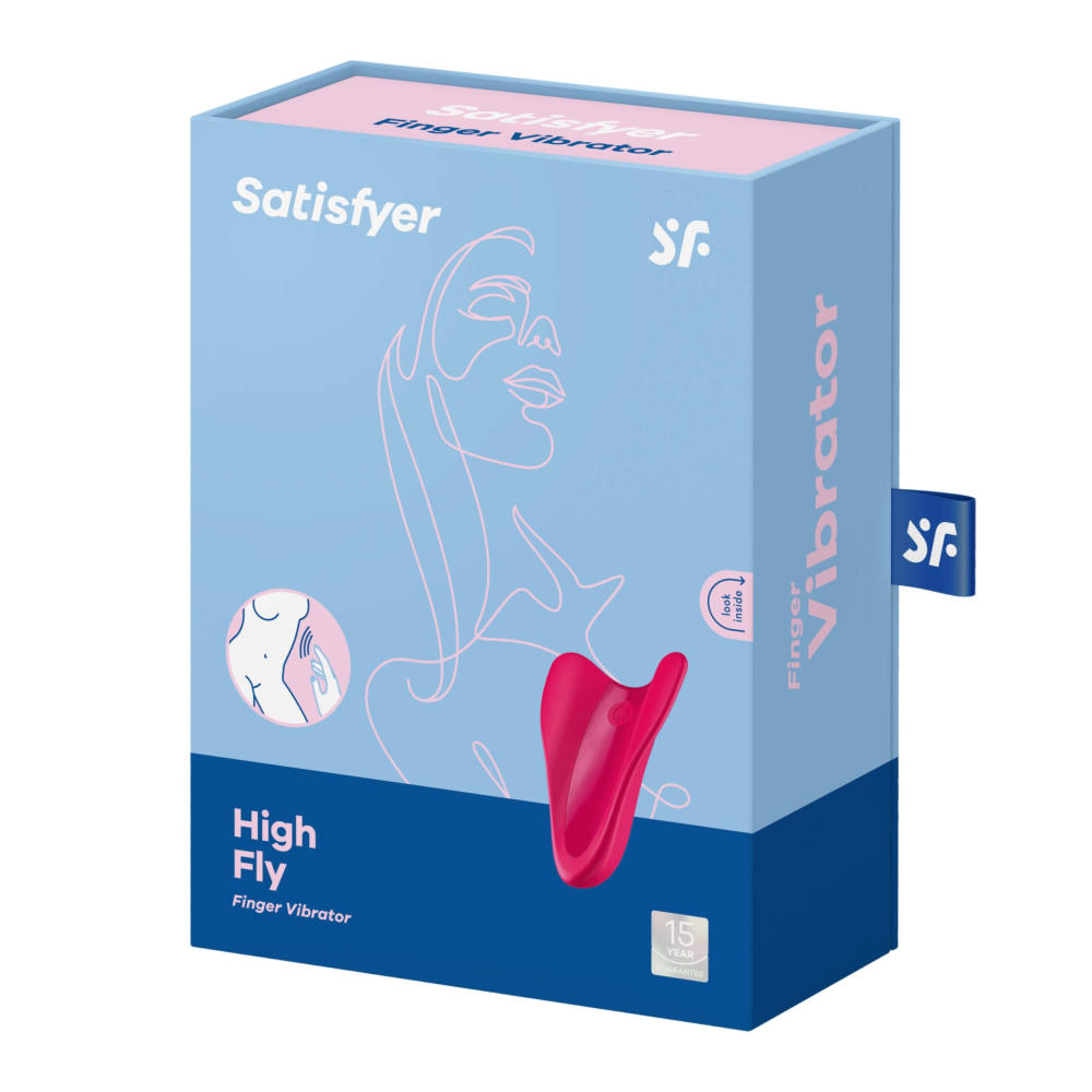 Сатисфаер Бесшумная вкладка в трусики High Fly, красный (Satisfyer, ) фото 0