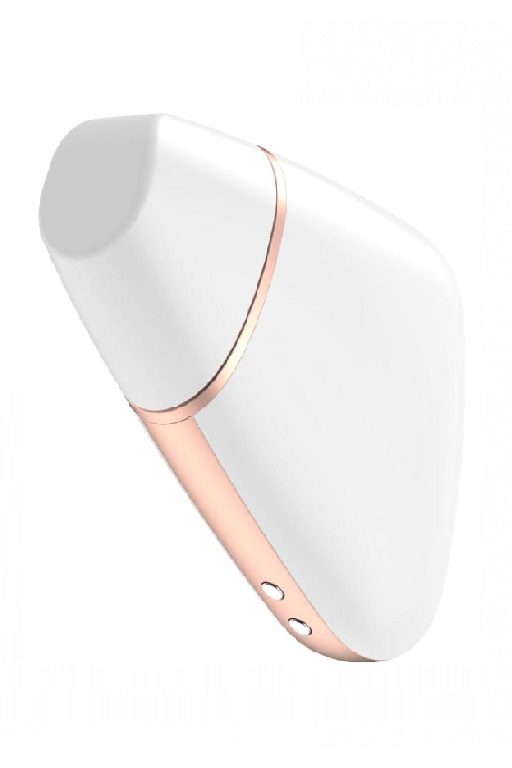 Сатисфаер Вакуумно-волновой вибростимулятор Satisfyer Love Triangle с возможностью управления через приложение, белый (Satisfyer, ) фото 1