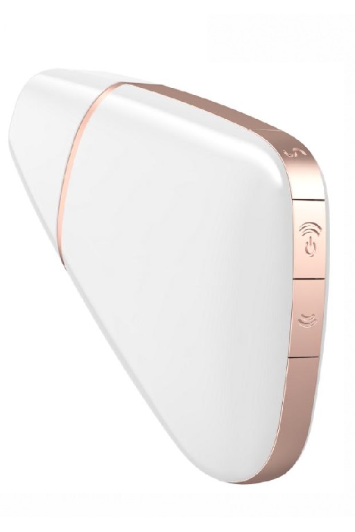 Сатисфаер Вакуумно-волновой вибростимулятор Satisfyer Love Triangle с возможностью управления через приложение, белый (Satisfyer, ) фото 3