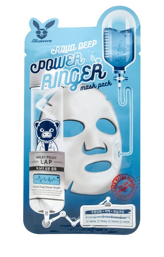 Elizavecca Увлажняющая маска для лица с гиалуроновой кислотой, 23 мл (Elizavecca, Power Ringer) цена и фото