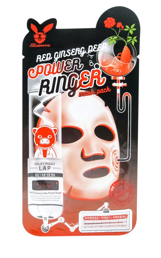 Купить Elizavecca Регенерирующая тканевая маска для лица, 23 мл (Elizavecca, Power Ringer), Южная Корея