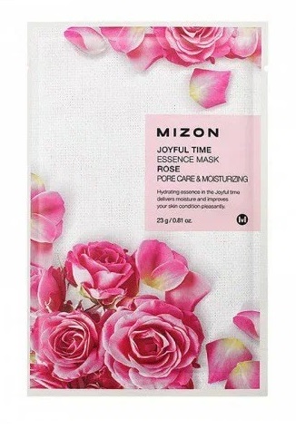 Мизон Тканевая маска с экстрактом лепестков розы, 23 г (Mizon, Joyful Time) фото 0